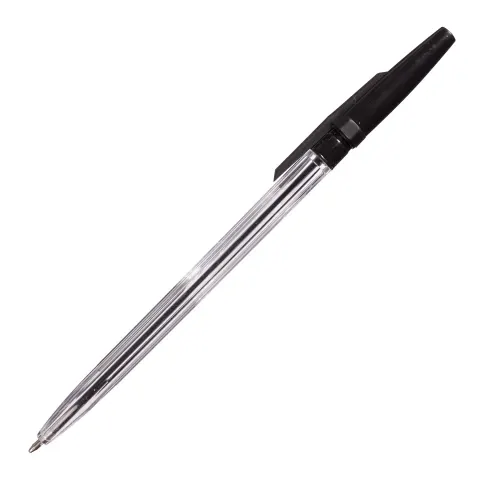 Beifa Pix cu bilă, corp transparent, negru, 1 bucată