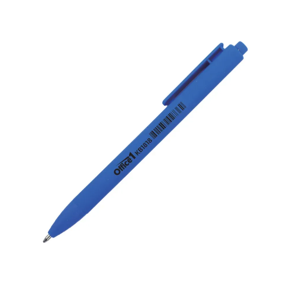 Office 1 Pix KB1818, retractabil, albastru