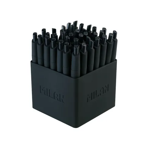 Milan Pix P1 Touch, retractabil, mini, negru, 40 bucăți, pachet de 36