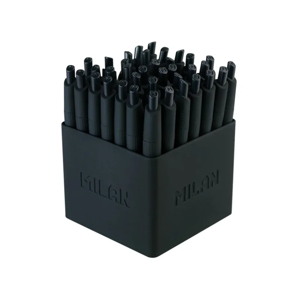 Milan Pix P1 Touch, retractabil, mini, negru, 40 bucăți, pachet de 36