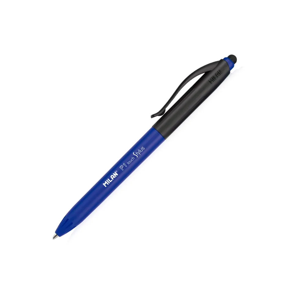 Milan Pix P1 Touch Stylus, automat, 1.0 mm, albastru