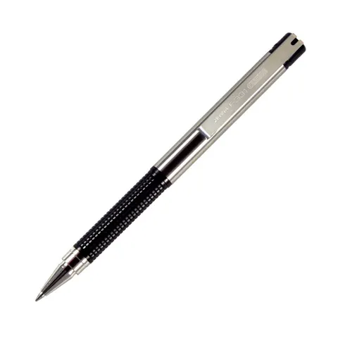 Pix cu bilă Zebra F-301 Compact, metalic, 0.7 mm, negru