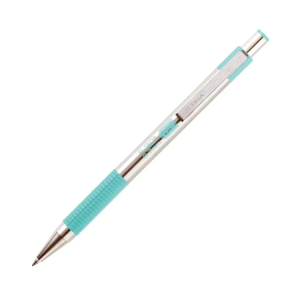 Zebra Pix F-301 Pastel, metal, 0.7 mm, verde