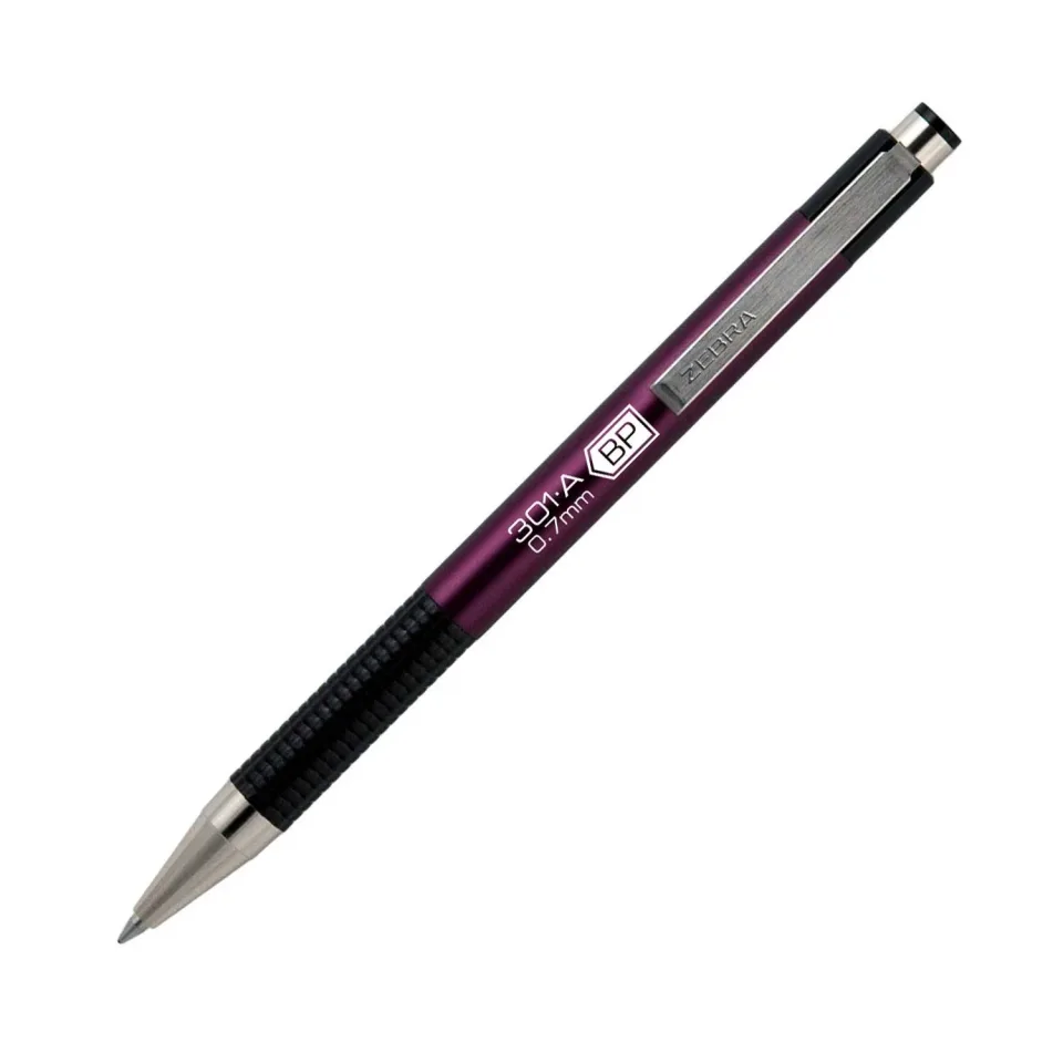 Zebra Pix cu bilă F-301A, aluminiu, 0.7 mm, bordo