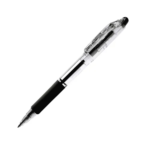 Zebra Pix cu bilă Jimnie, 0.7 mm, transparent, negru