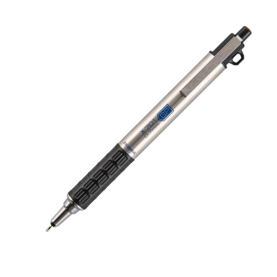 Zebra Pix X-701, metal, 0.7 mm, argintiu