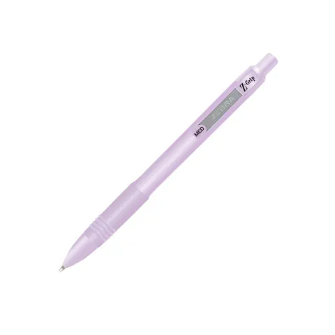 Pix cu bilă Zebra Z-Grip Pastel, 1.0 mm, mov