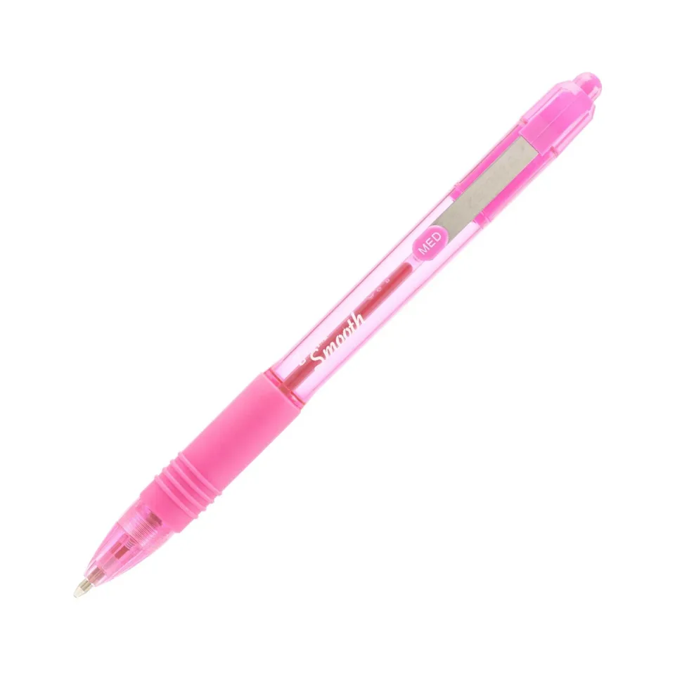 Pix cu bilă Zebra Z-Grip Smooth, 1.0 mm, roz
