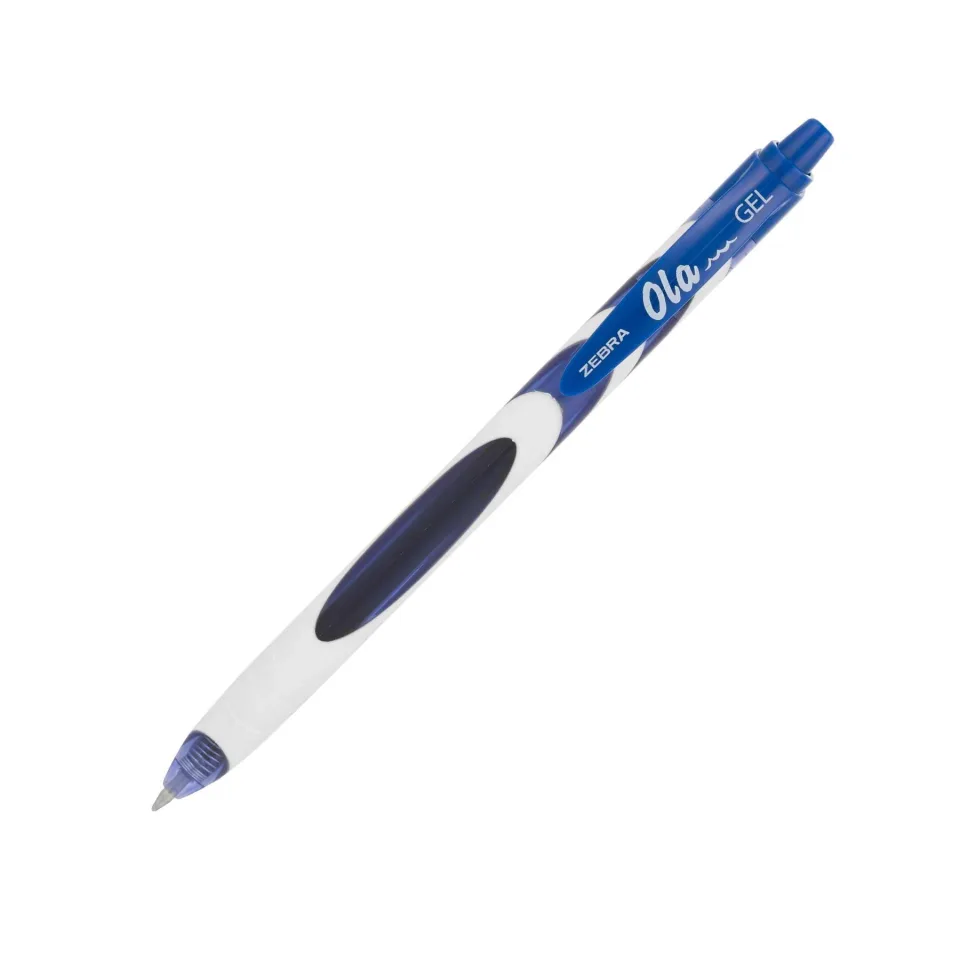 Zebra Gel Roller Ola Gel, automat, 0.5 mm, albastru