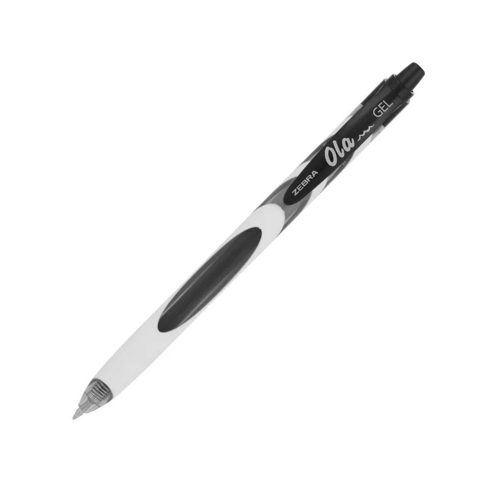 Zebra Gel Roller Ola Gel, automat, 0.5 mm, negru