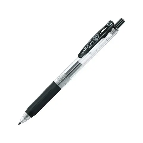 Zebra Gel roller Sarasa Clip, automat, 0.5 mm, negru
