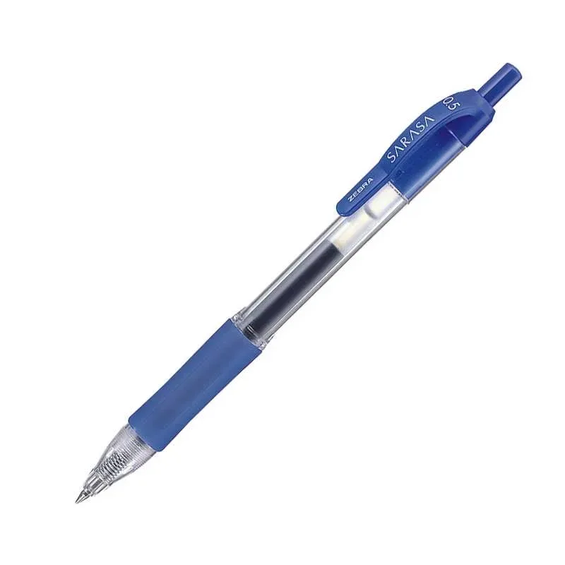 Zebra Roller gel Sarasa Dry X20, retractabil, 0.5 mm, albastru
