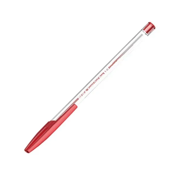 Beifa gel roller TA608-03B7, cu capac, 0,7 mm, transparent, roșu