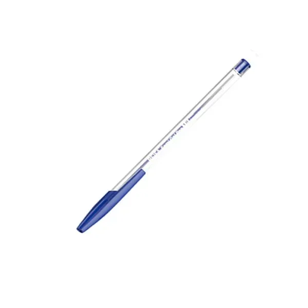 Pix cu gel Beifa TA608-02B7, cu capac, transparent, 1 mm, albastru