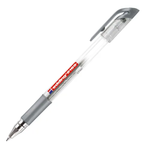 Edding Roller cu gel 2185, 0.7 mm, argintiu