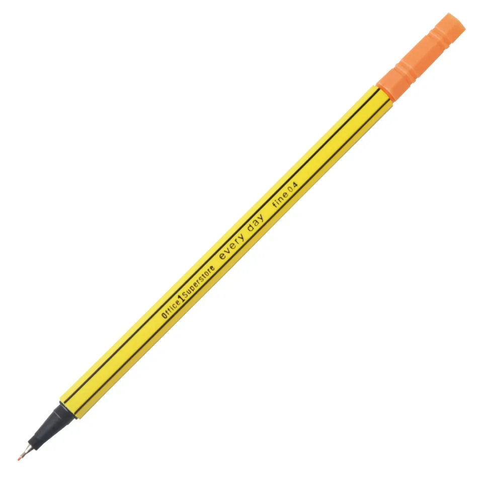 Office 1 Fineliner Onex, 0.4 mm, portocaliu