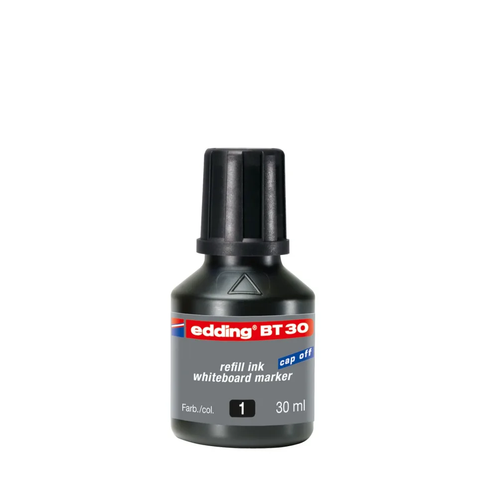 Edding Cerneală pentru marker de tablă albă BT30, 30 ml, negru