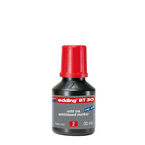 Edding Cerneală pentru marker de tablă albă BT30, 30 ml, roșu