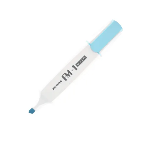 Marker text Zebra FM-1 Mild, 3.5 mm, albastru