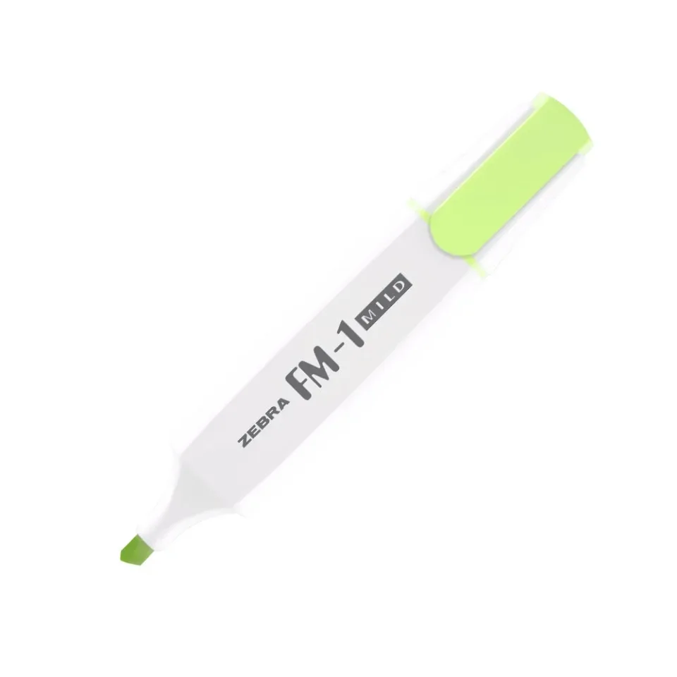 Marker Zebra FM-1 Mild, 3.5 mm, verde