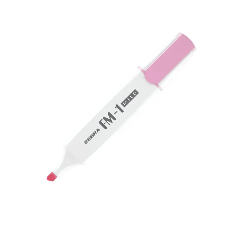 Marker Zebra FM-1 Mild, 3,5 mm, roz