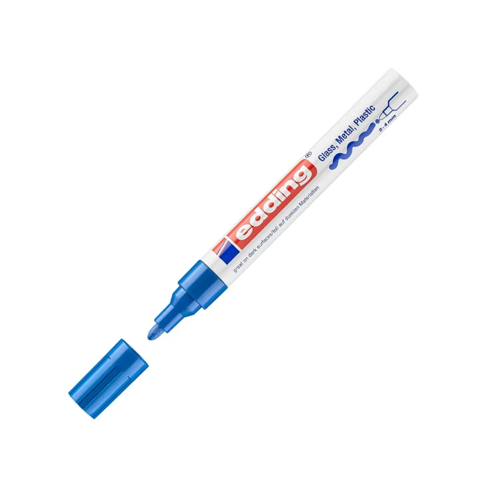 Edding Permanent marker 750, albastru deschis