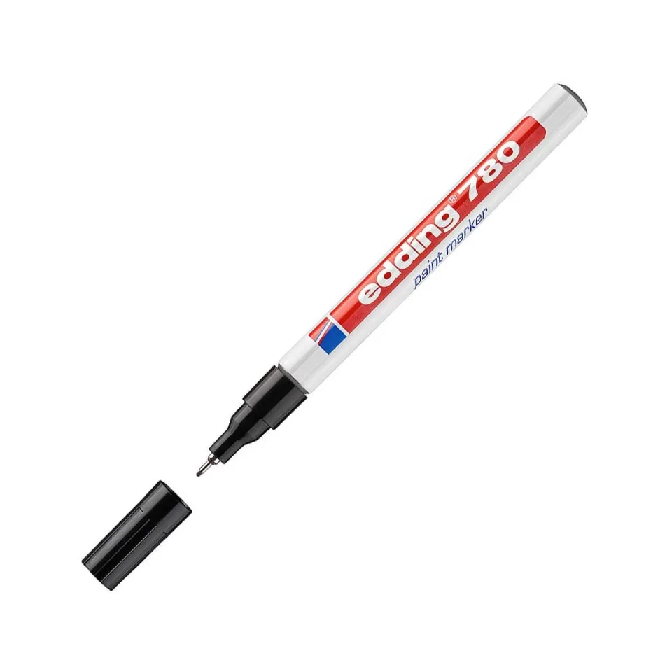 Marker permanent Edding 780, negru