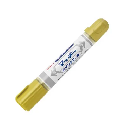 Marker permanent Zebra Mckie Extra Bold, dublu, 2–8 mm, auriu