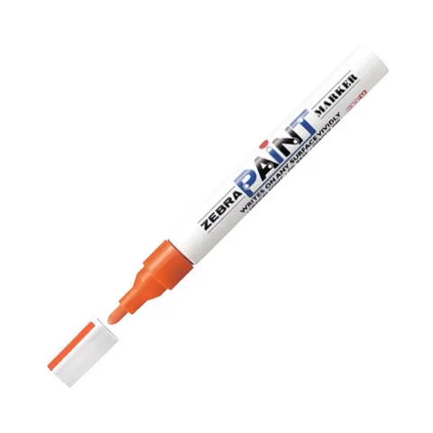 Zebra Marker permanent Paint Marker, 3.0 mm, portocaliu