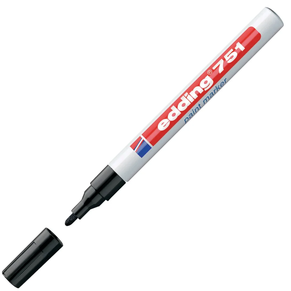 Edding marker permanent 751, negru