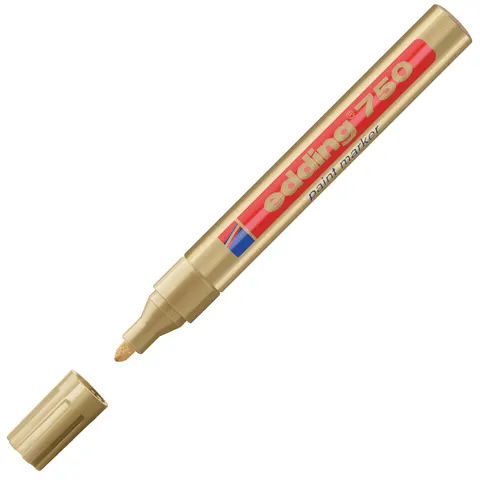 Marker permanent Edding 750, auriu