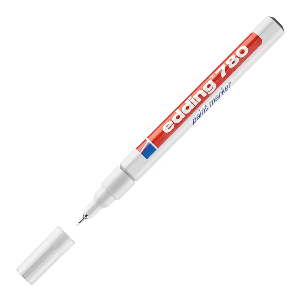 Edding Permanent Marker 780, alb
