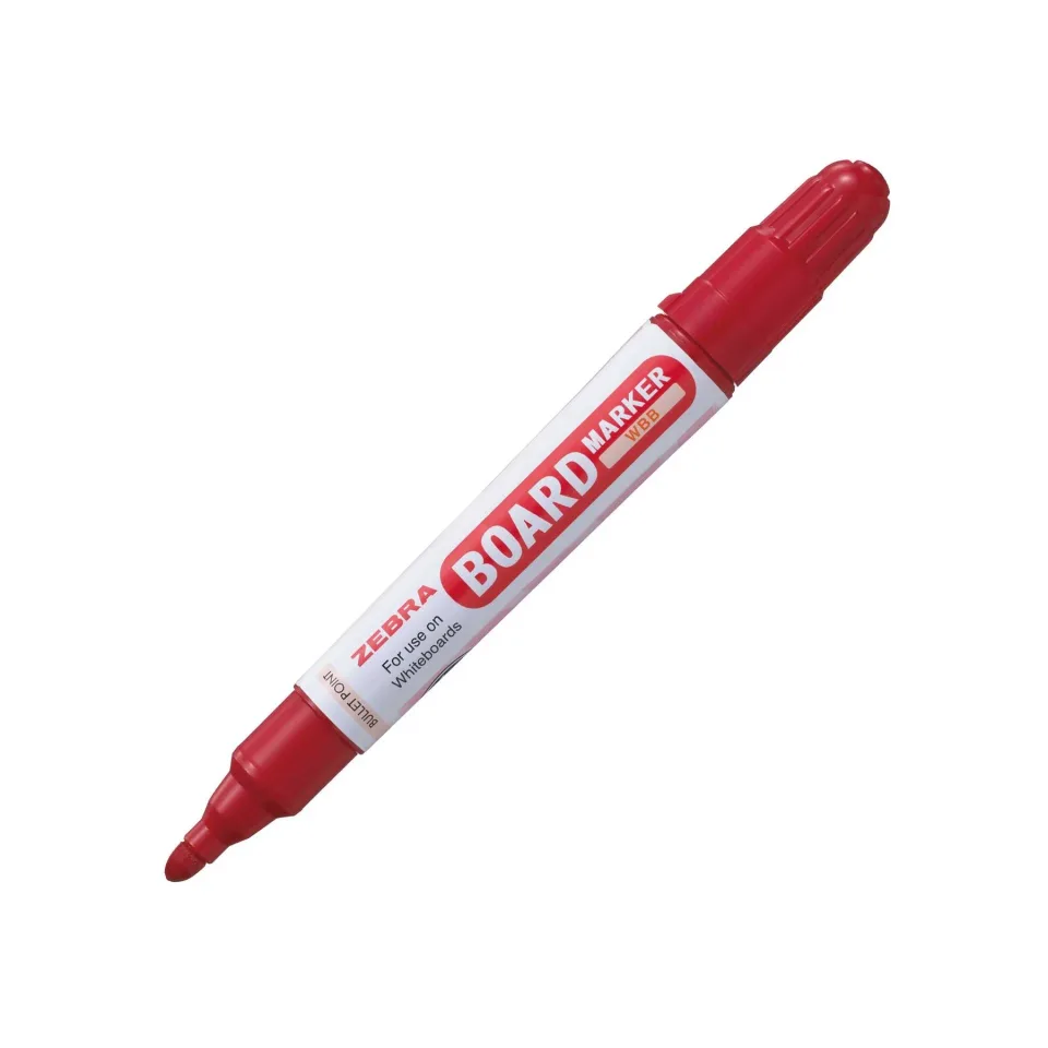 Zebra Marker pentru tablă albă WBB, rotund, 2.6 mm, roșu