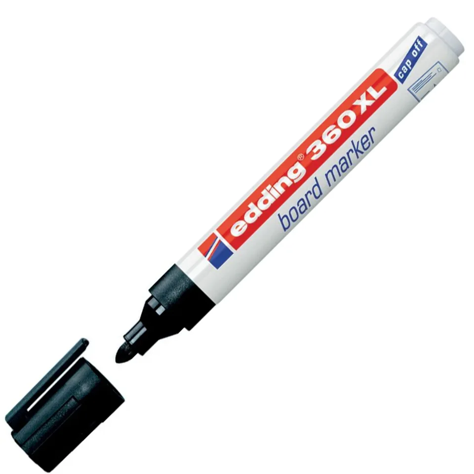 Edding Marker pentru tablă albă 360XL, negru