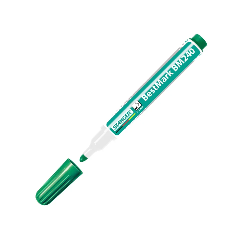 Stanger Marker pentru tablă albă, verde