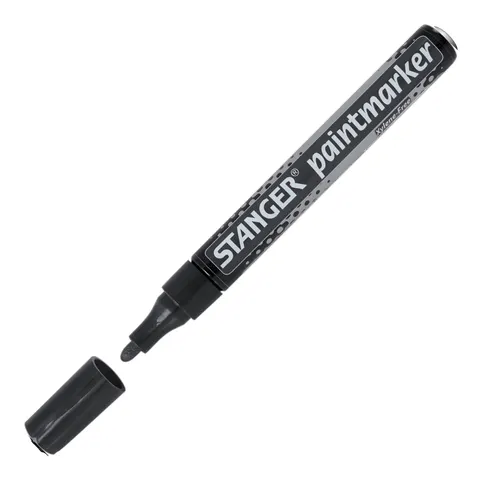 Stanger Marker permanent Paintmarker, negru