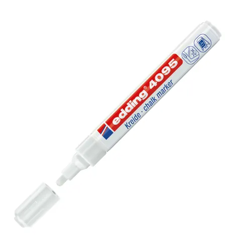 Edding Glass Marker 4095, alb