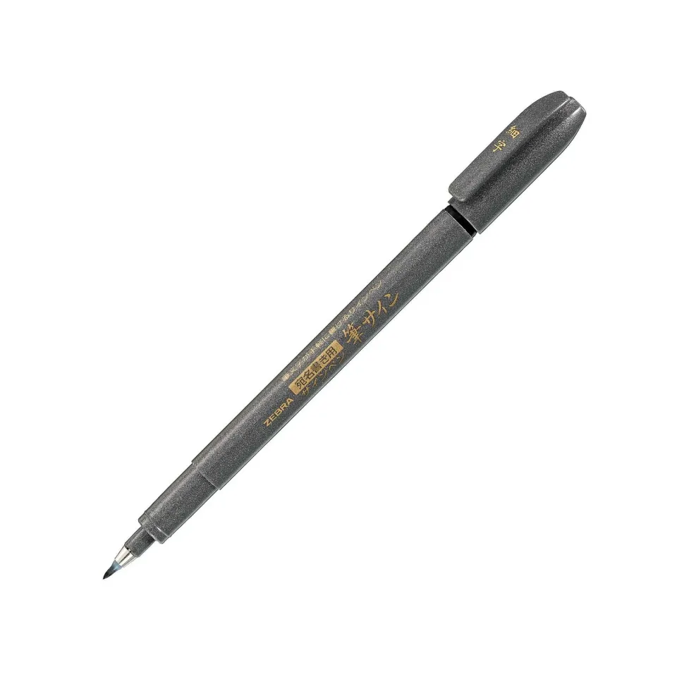 Marker Zebra Brush WF01, gri