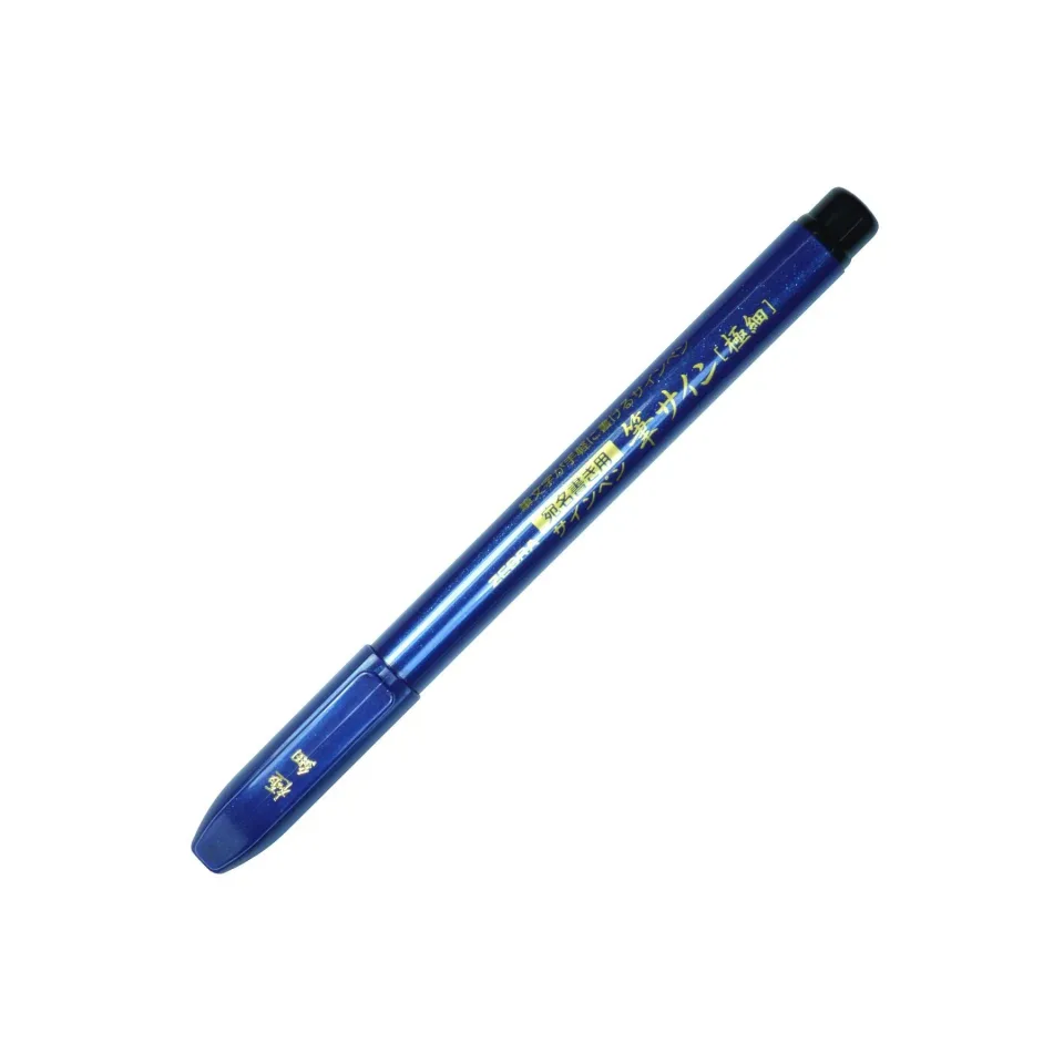 Marker Zebra Brush WFSS4, albastru