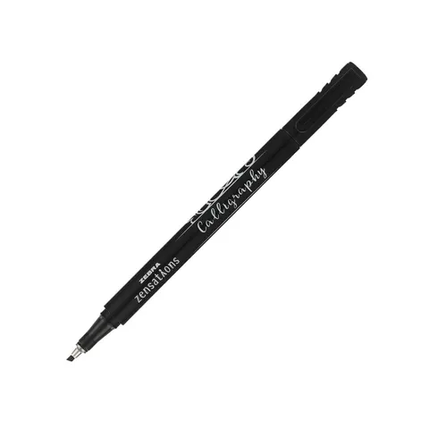 Marker Zebra Calligraphy, 2.0 mm, negru