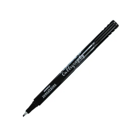 Marker Zebra Calligraphy, 3.0 mm, negru