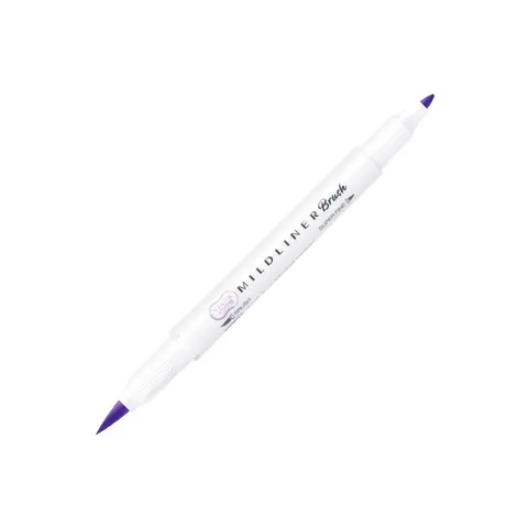 Zebra Marker tip pensulă Mildliner Brush&Marker Cool & Refined, mov