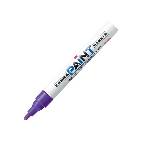 Marker permanent Zebra, Paint Marker, 3.0 mm, mov
