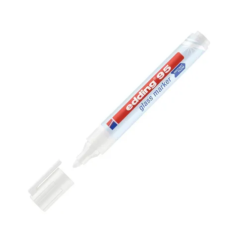 Edding Marker pentru sticlă 495049, alb