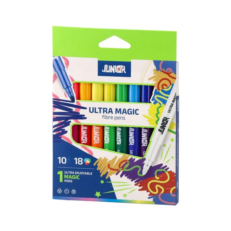 Markere Junior Ultra Magic, magic, 10 culori