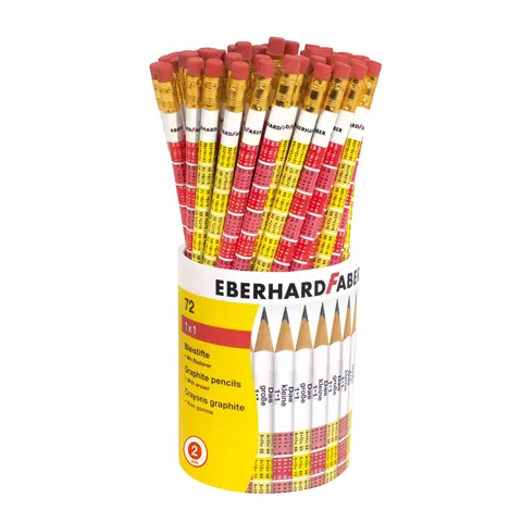 Eberhard Faber Creion, 1?1, cu radieră, 72 buc.