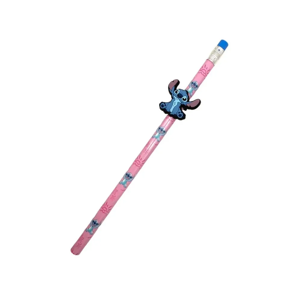 Creion Best Buy Classy Pin, Stitch, HB, cu radieră, nescuipat, asortat, 1 buc