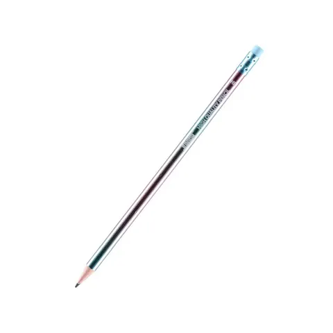 Junior Colores Creion, HB, cu radieră, culori metalice, asortate, 1 buc.