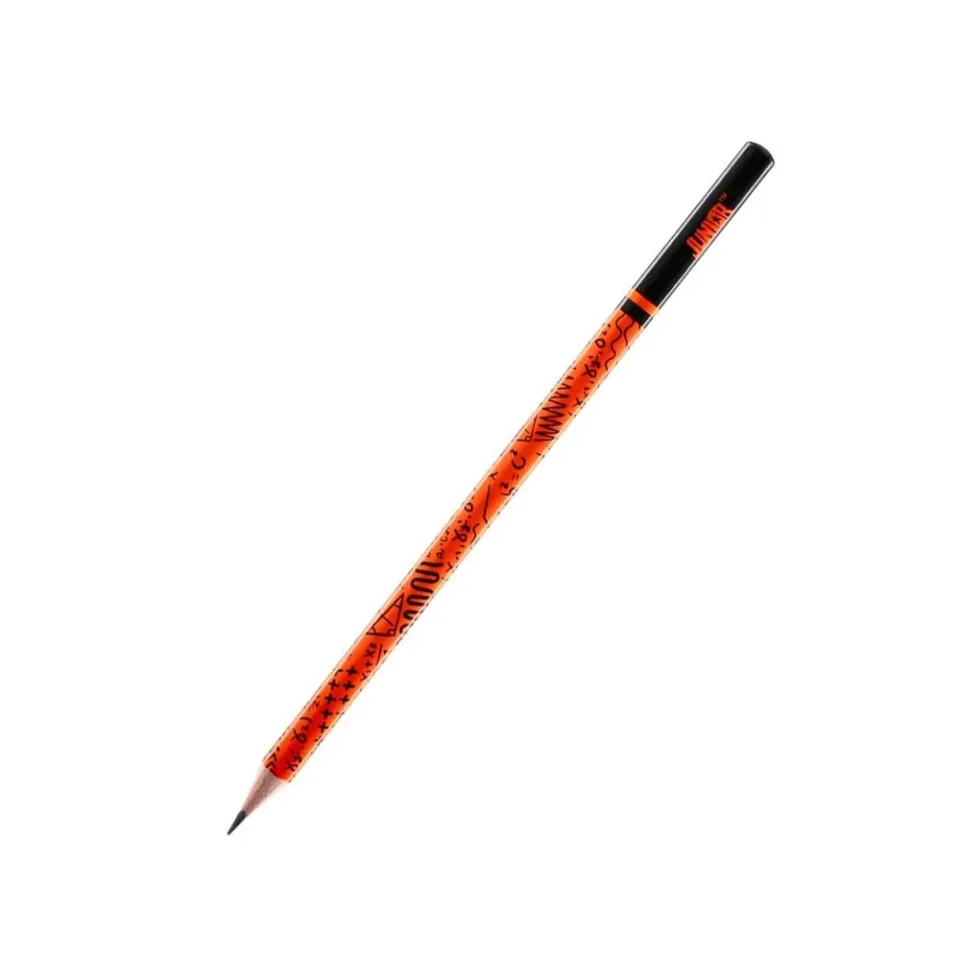 Creion Junior Grand, HB, triunghiular, asortat, 1 buc