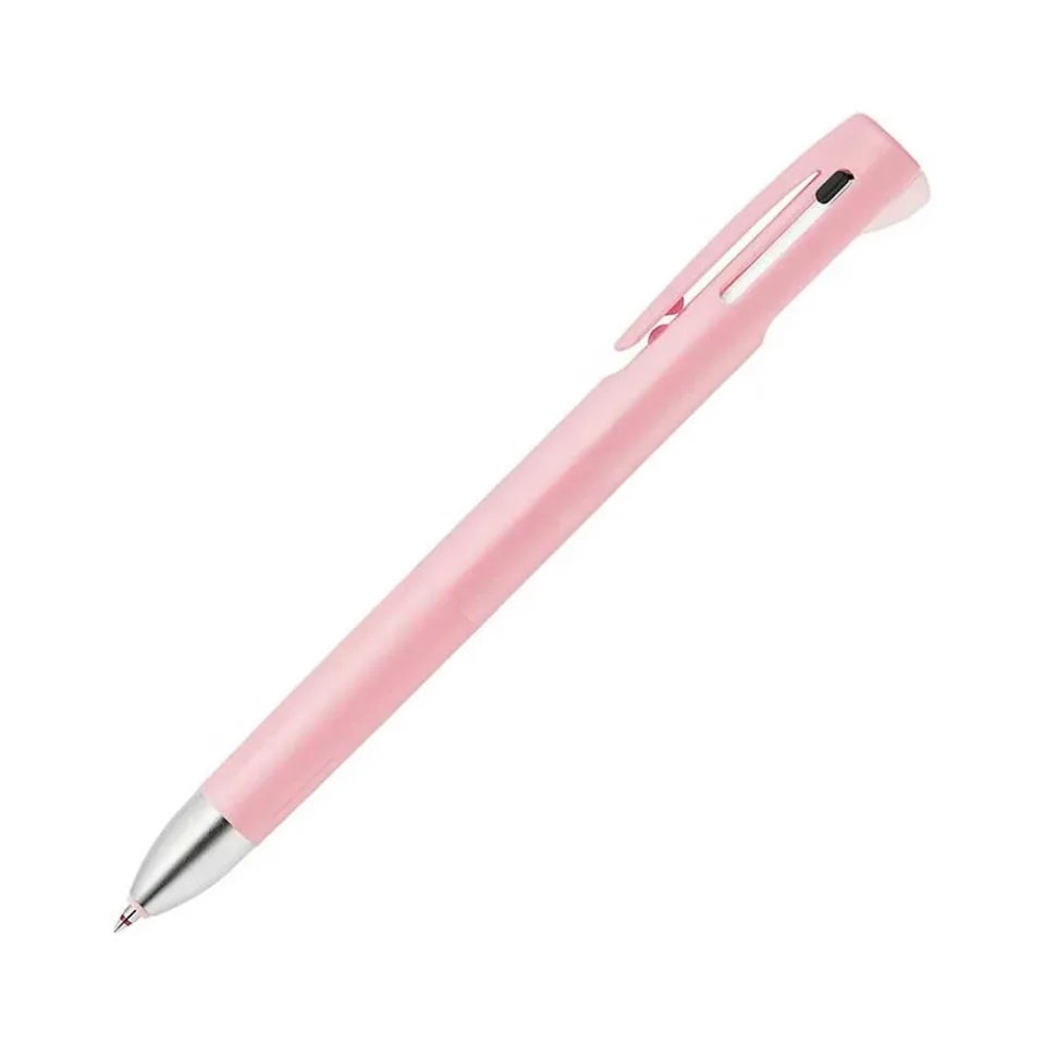 Pix și creion mecanic Zebra Blen, cerneală albastră și roșie – 0.7 mm, creion – 0.5 mm, corp roz
